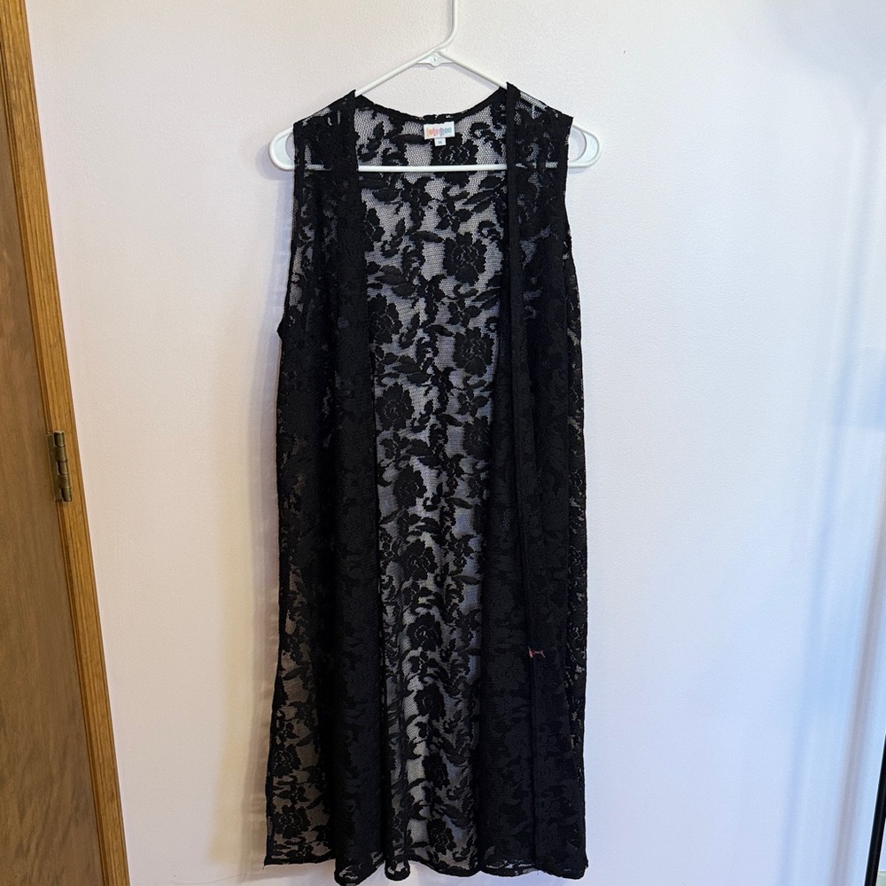 LuLaRoe Black Lace Overlay
